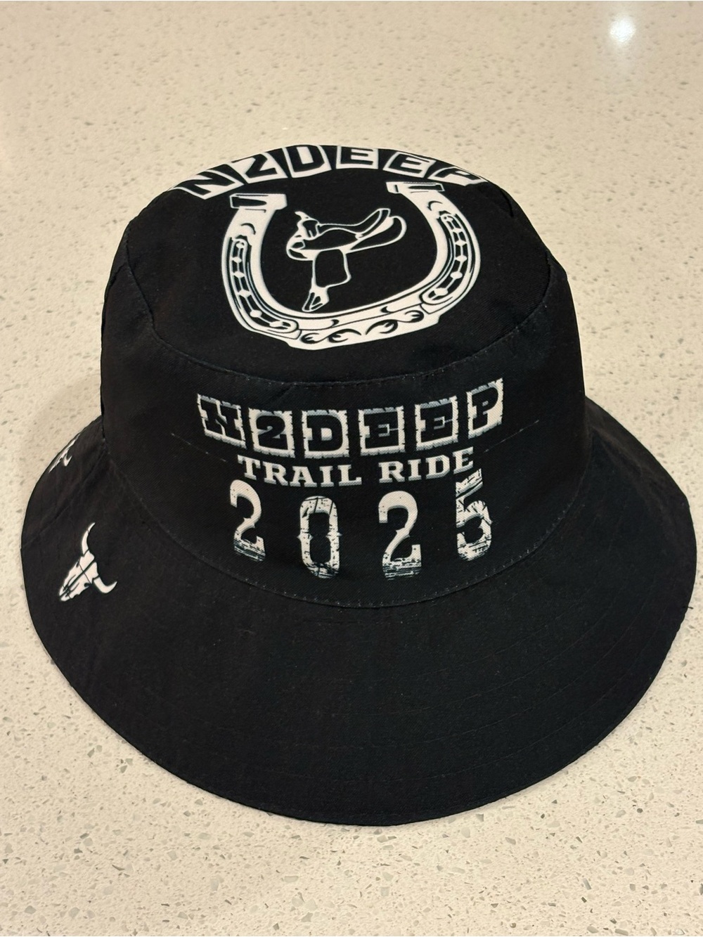 New N2DEEP Saddle Club Trail Ride 2025 Bucket Hat Boots On The Ground OSFM Cap